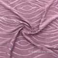 Polyester Spandex Single Jacquard Knit Fabric
